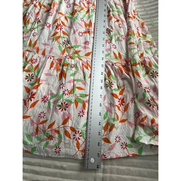 Zesica Women Dress Long summer Floral Size M high waist sleeveless one shoulder - Picture 10 of 10